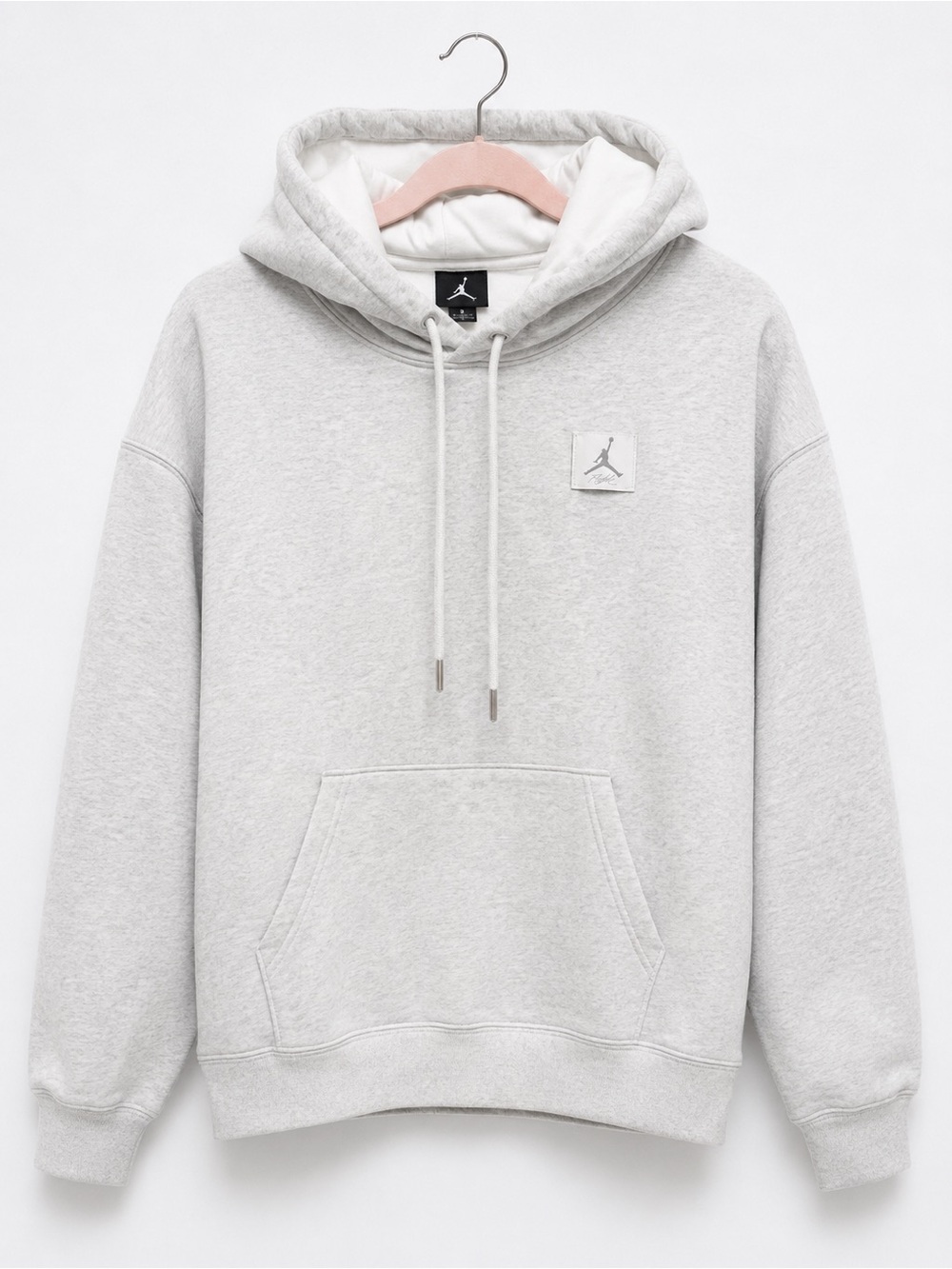 Nike Men's Jordan Flight Fleece Pullover Hoodie in grey